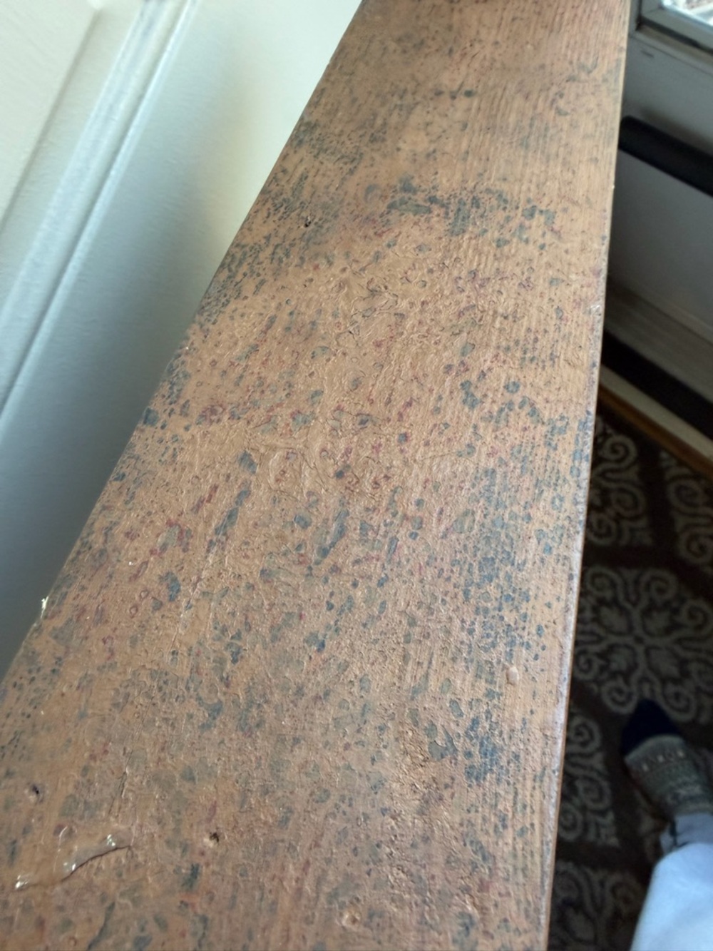 Vintage Rustic Wooden Wall Shelf - Brown - Picture 7 of 7